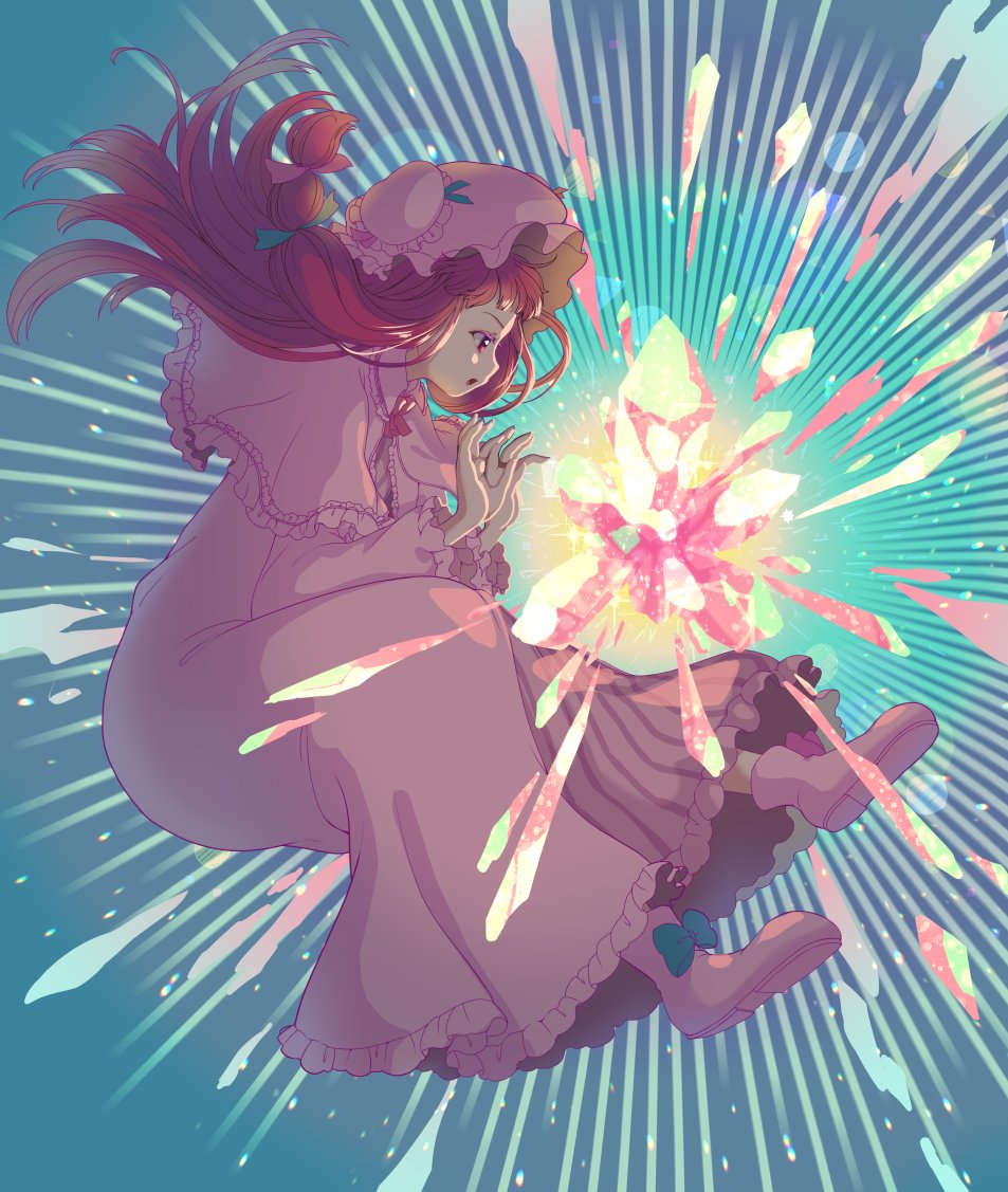 パチュリー・ノーレッジ 「パチュリーさんの魔法?✨? 」|あいりす🌿のイラスト