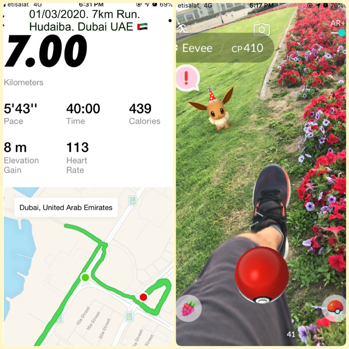 beshtawy's tweet photo. 01/03/2020. 7km Run. Hudaiba. Dubai UAE π¦πͺ. Temperature 24c. #running #RunningManInManila #runforthemau #RunThePort #runners #Dubai #PokemonG #run4climate #Dubai_Canal_Run @mrbenncy @MarathonTours @adidasrunning https://t.co/YK7yFo8ese