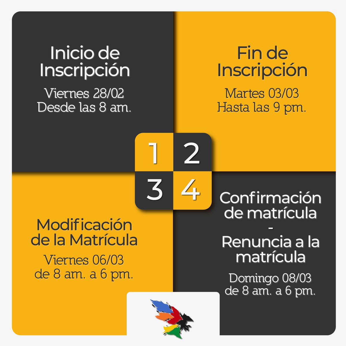 cfcomunicapucp's tweet photo. [MATRICULA]

¡Comunica!

Para más detalles, pueden revisar la guía de matrícula de la Facultad en el siguiente link o escribir a buzon21@pucp.pe

https://t.co/nhyfwvBE8M https://t.co/laCeGRYs2u