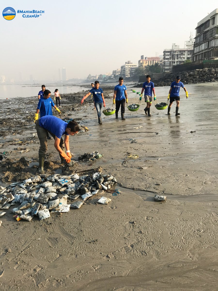mahimbeach's tweet photo. Week 130: Pulled out 1000+ milk packets from sea. They could be recycled but instead they clog our drains, pollute our seas. We must recycle. 85 lakh ltrs of milk sold daily in such packets in Maharashtra alone.Milk suppliers need to implement a recollecting & recycling mechanism https://t.co/mcFdjk69Cw