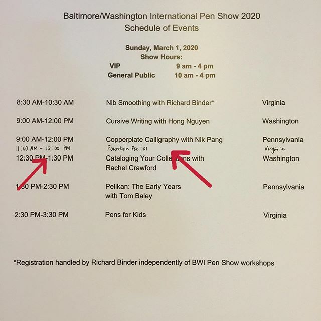 🚨 🕚 NEW FOUNTAIN PEN 101 CLASS ADDED 🚨 🕚
If you missed yesterday’s class, you still have an opportunity to learn the basic care and feeding of your shiny new #fountainpen! Class starts at 11 am.
.
.
.
#bwips2020 
#fountainpen101 
#penlover 
#penaddic… ift.tt/39dwv6l