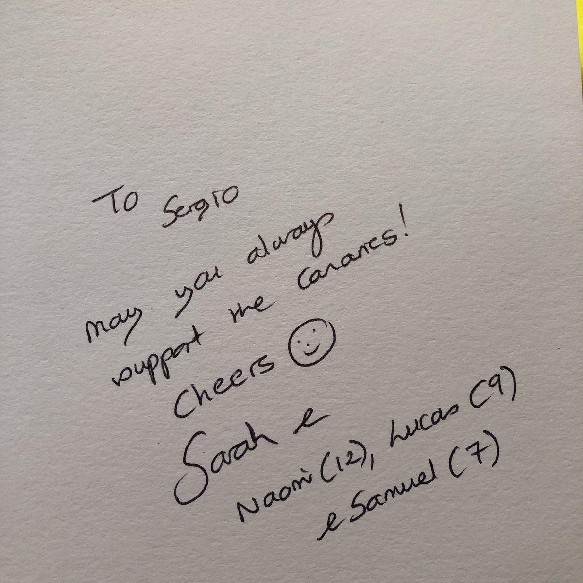 2Serginho9's tweet photo. @SarahGreaves18 @janewarden18 @NorwichCityFC @MrGunny1963 Thanks for sending Barrieโs shirt from UK to Costa Rica. A canarie just an ocean away! It will be safe. ๐๐
@askomartin @Juezcentral https://t.co/7pzHwiHGs8