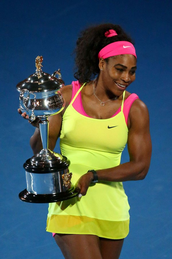 The Australian Open victory marked Serena's 19th major title, taking her above Evert and Navratilova, and her 19th match against Sharapova, the record now being 17-2, 16 of them consecutive wins. Williams would win Miami and Roland Garros (#20), while Sharapova would win Rome.