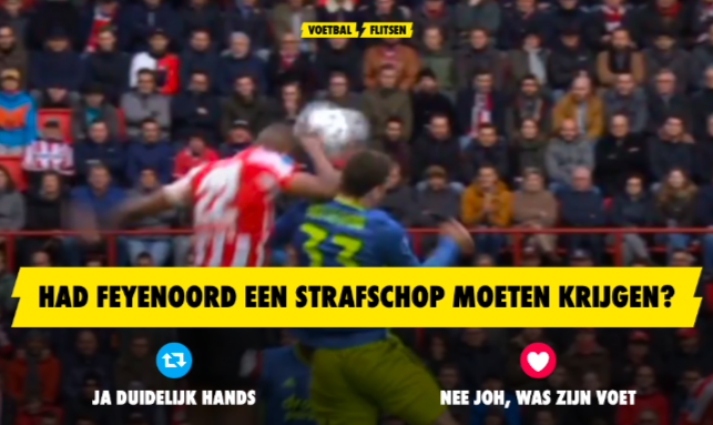 Had #Feyenoord een strafschop moeten krijgen tegen #PSV? 
#PSVFEY