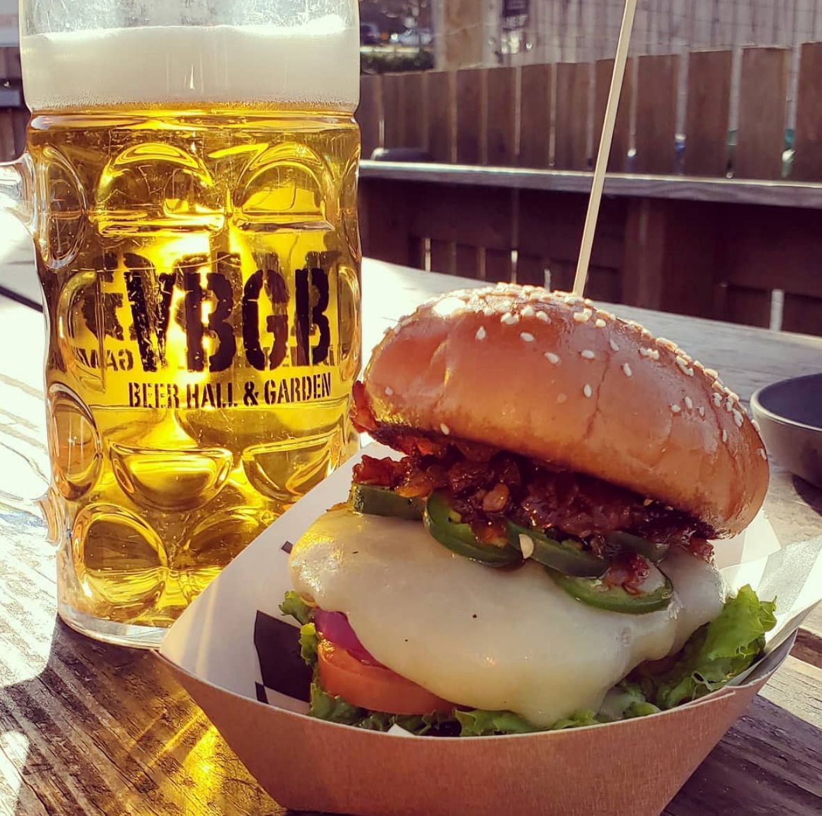 AXC Music Factory (@axcmusicfactory) on Twitter photo Jalapeno and Bacon Jam Burger π + Local <a href="/VBGBuptown/">VBGBuptown</a> Brew π»= A Sunday Power Move πβ Jalapeno and Bacon Jam Burger π + Local <a href="/VBGBuptown/">VBGBuptown</a> Brew π»= A Sunday Power Move πβ