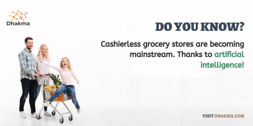 DhakmaVision's tweet photo. #AI is powering the use of #digital video analytics to understand #customer behavior; for example #Amazon Go’s AI-powered capability ingests all the feeds from cameras, shelf sensors, and other #technology to understand the specific items customers walk out the door with. https://t.co/pKAANAnqwA
