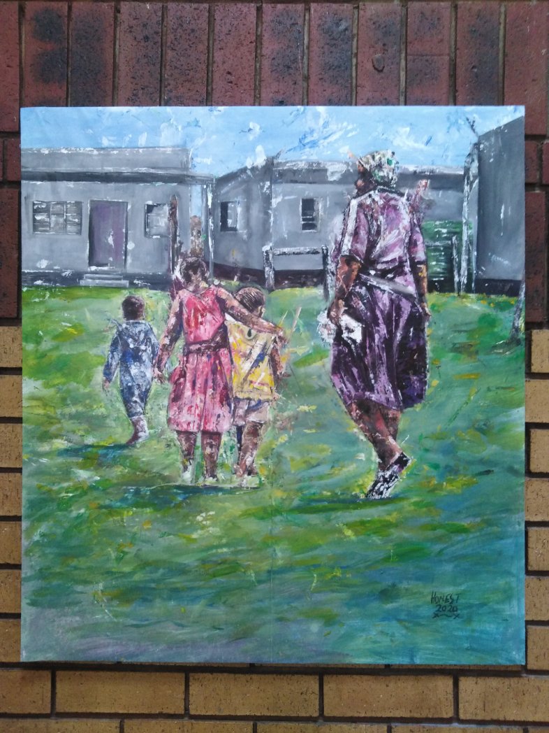 honest_lihle's tweet photo. Some of my 2020 paintings that need a new home.. My customer might be on your TL so please RT.
Currently on exhibition @Allianceswazi for #BackToTheFuture #RandomSeries
#HonestArtworks https://t.co/vxXxYNOhzs