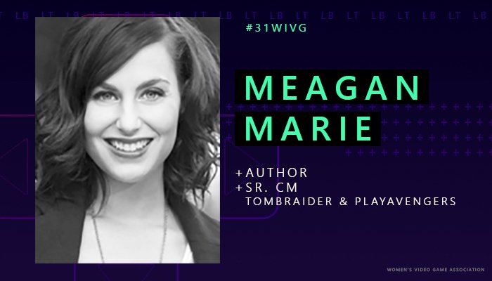 WVGassociation's tweet photo. DAY 1 #31WIVG: @MeaganMarie

The first of our featured '31 women in video games' for Women's History Month! https://t.co/2SJJarNhTd