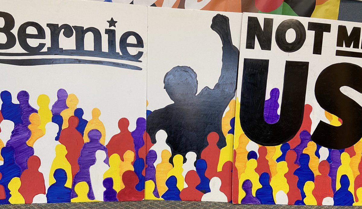 OteroAmanda's tweet photo. Hitting the doors with @BernieSanders this morning! #TakeActionforBernie #NotMeUs #MNforBernie @TakeActionMN https://t.co/L4DP6R4uX3