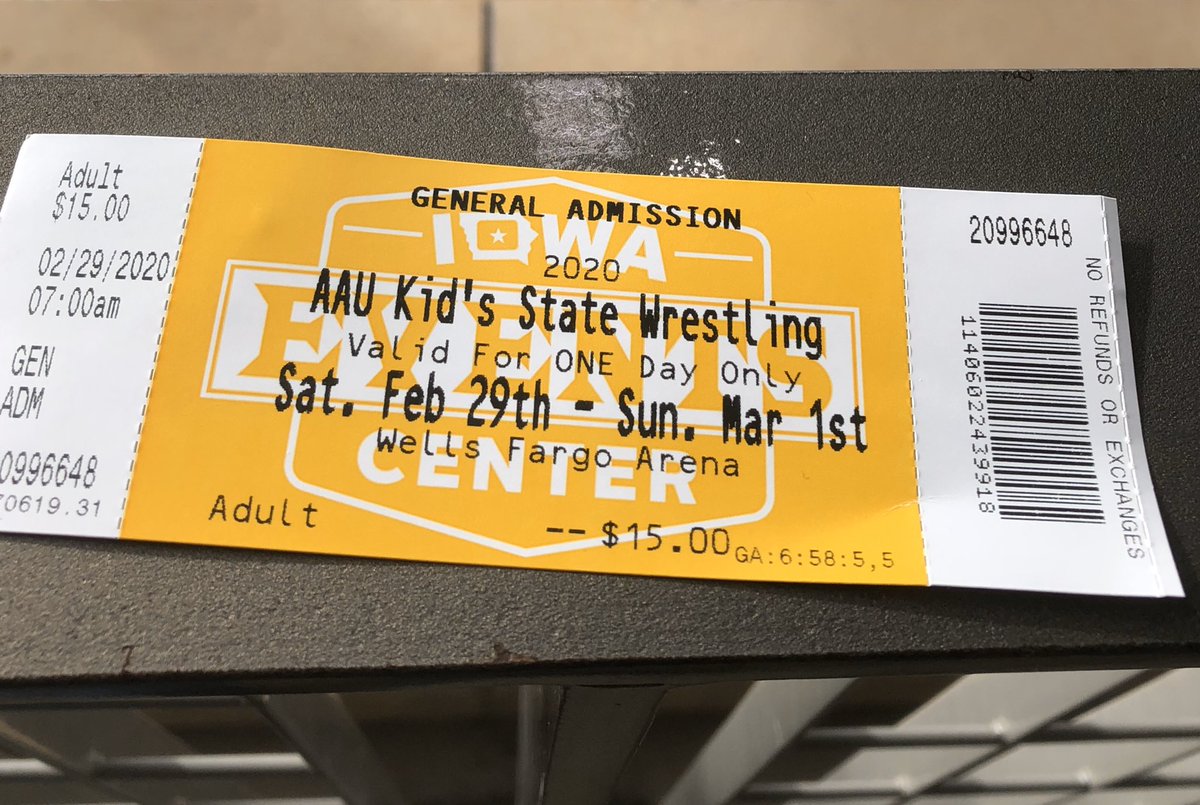 Good luck to ALL of our wrestlers competing at state today!