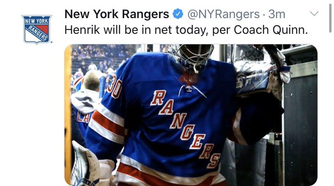 Retired Rangers goalie Henrik Lundqvist finds a home on TV after a long NHL  career cut short - The Athletic