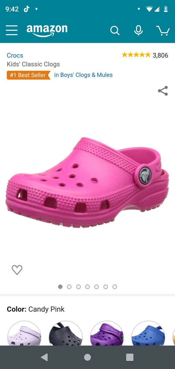 foolio3XYT's tweet photo. Thinking about getting these #youtube #like #crock https://t.co/sa5WPGVDqs