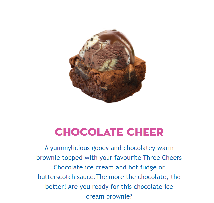 Shubham_19933's tweet photo. @BaskinRobbinsIn My Favourite Baskin Robbins Brownie is Chocolate Cheer
#BaskinRobbinsIndia #TheDroolingGiveaway #Brownie #ContestAlert  @prabhat19899 @mannishkumardim @shivesh1990 https://t.co/P1YVXZothG