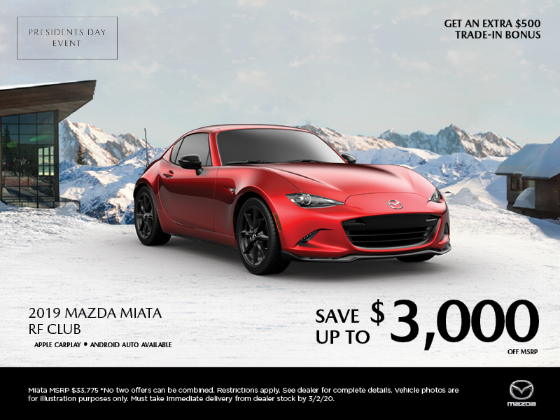 BrightBayMazda's tweet photo. Get it before it's gone! This 2019 Mazda Miata RF: https://t.co/hQfFqva6C8

#mazdamiata #mazda #miataRF https://t.co/fU0vWcxO0O