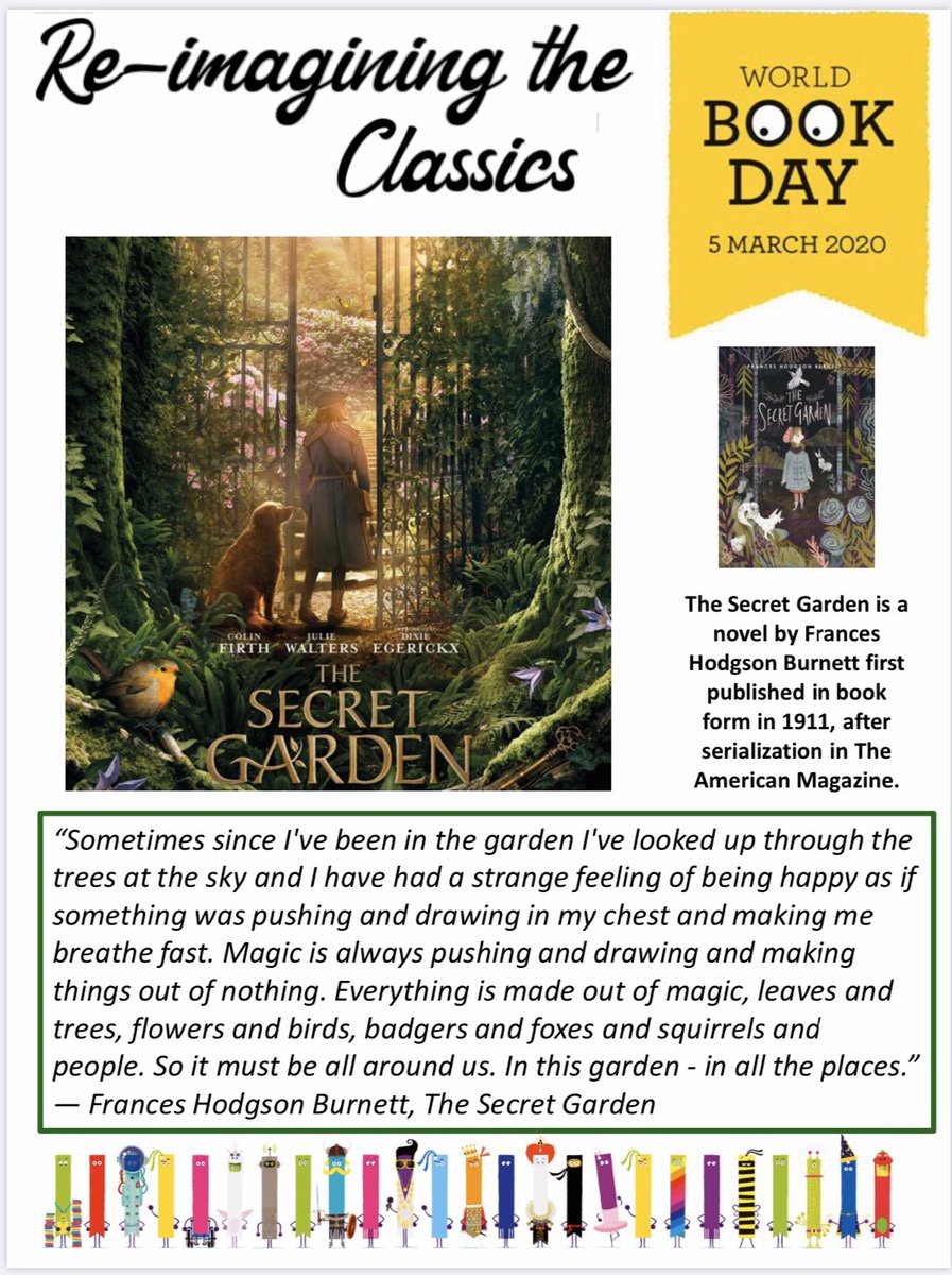 Are you ready for #WorldBookDay2020 ? Year 7 are invited to dress up as an iconic book character, with competitions happening all day! This year we’ve noticed how many classics have been transformed into films - posters around school give more information <a href="/fgs_library/">Flixton Girls School Library</a> <a href="/FlixtonGS/">Flixton Girls School</a>