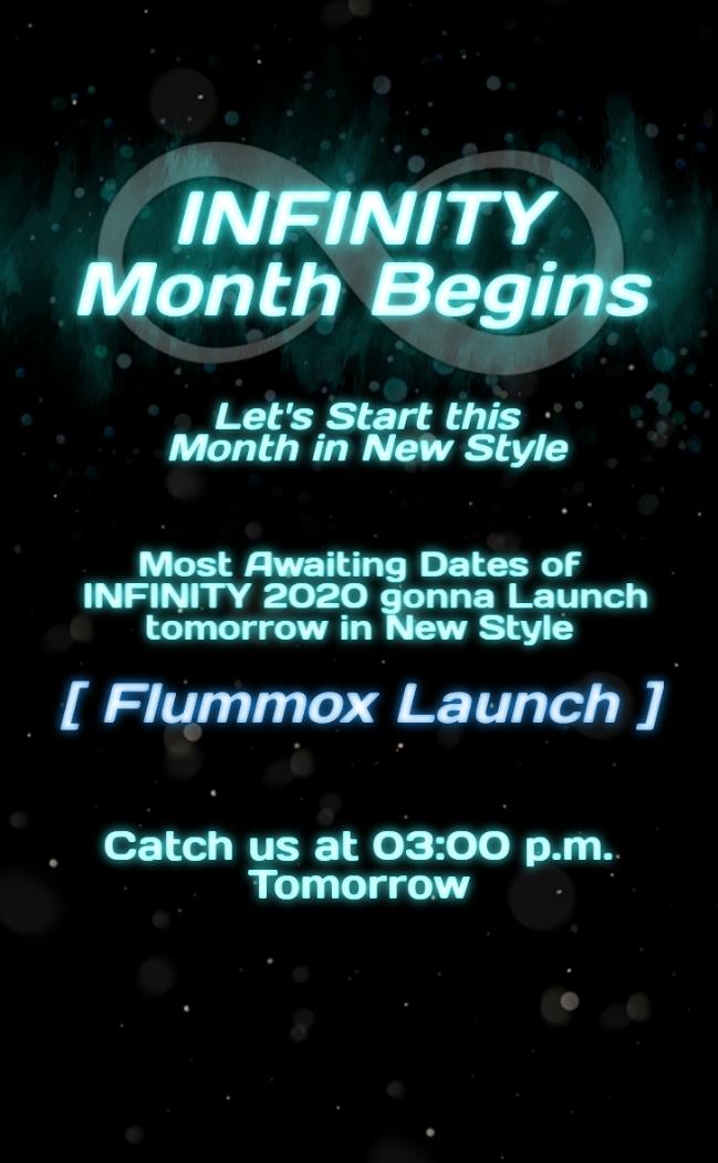infinity_sdi's tweet photo. INFINITY Month Begins 💥
Most Awaiting Infinity 2020 Dates going to launch by New Trend
[FLUMMOX Launch ]
#Infinity_sdi #SreeDattha https://t.co/geEABZhPmc