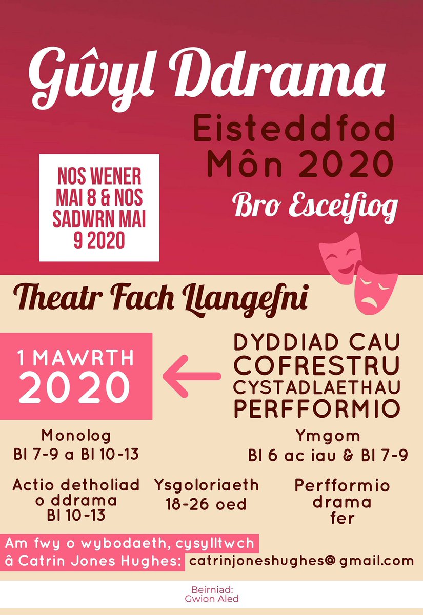 Gwyl Ddrama Môn tweet media