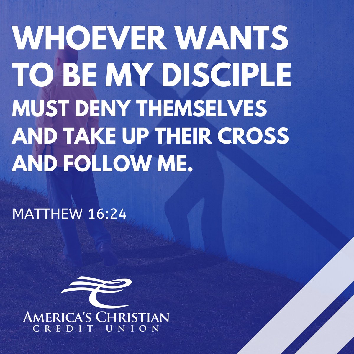 AmericasCCU's tweet image. The Greek word translated deny in this verse also means to disregard. Thus #discipleship involves ignoring the cravings of our carnal nature. So if we are silent when we’d rather lash out in anger, we are denying ourselves. Let’s be #truedisciples this month and throughout #Lent.