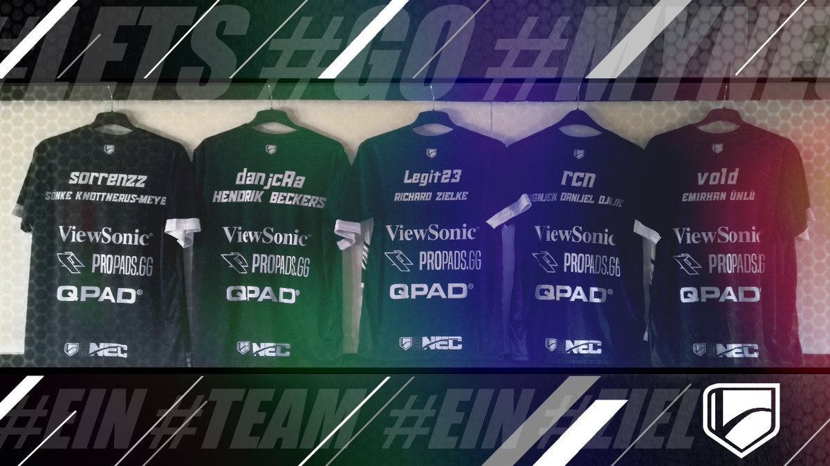 myNECde's tweet photo. Die #Trikots sind vorbereitet, der Anpfiff in der #99Liga erfolgt in Rund einer Stunde. Wir sind #Ready für das #Match vs. @gaming_recast #LETS #GO #myNEC #EIN #TEAM

@QpadOfficial @ViewSonic @propads_gg @vo1dd_
@Legit23CSGO @danjcaa @CsgoRcn @sorrenzz 
#Gaming #Esport @LetsCast https://t.co/GevL6J7ALV