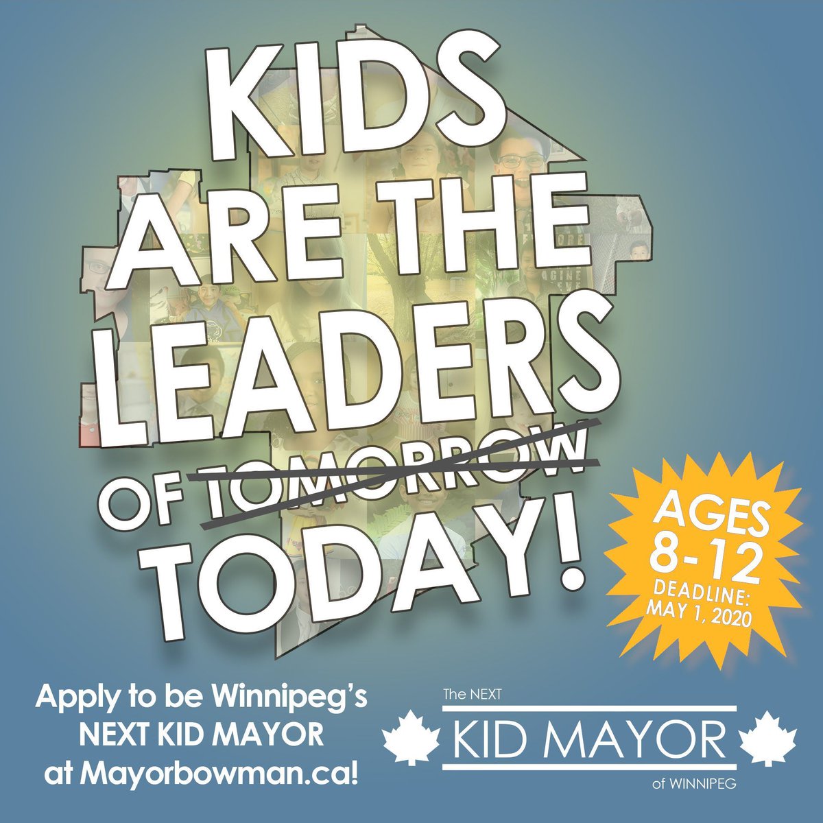 BrianTDBowman's tweet photo. Kids are the leaders of today! Learn more about #KidMayor at https://t.co/KsiXiFXh8D! #KidMayorWPG https://t.co/6Adw3JnvEx