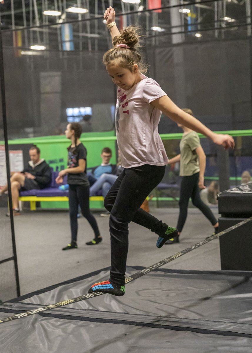 Sunday slackline fun! What is your favorite ninja obstacle or feature?