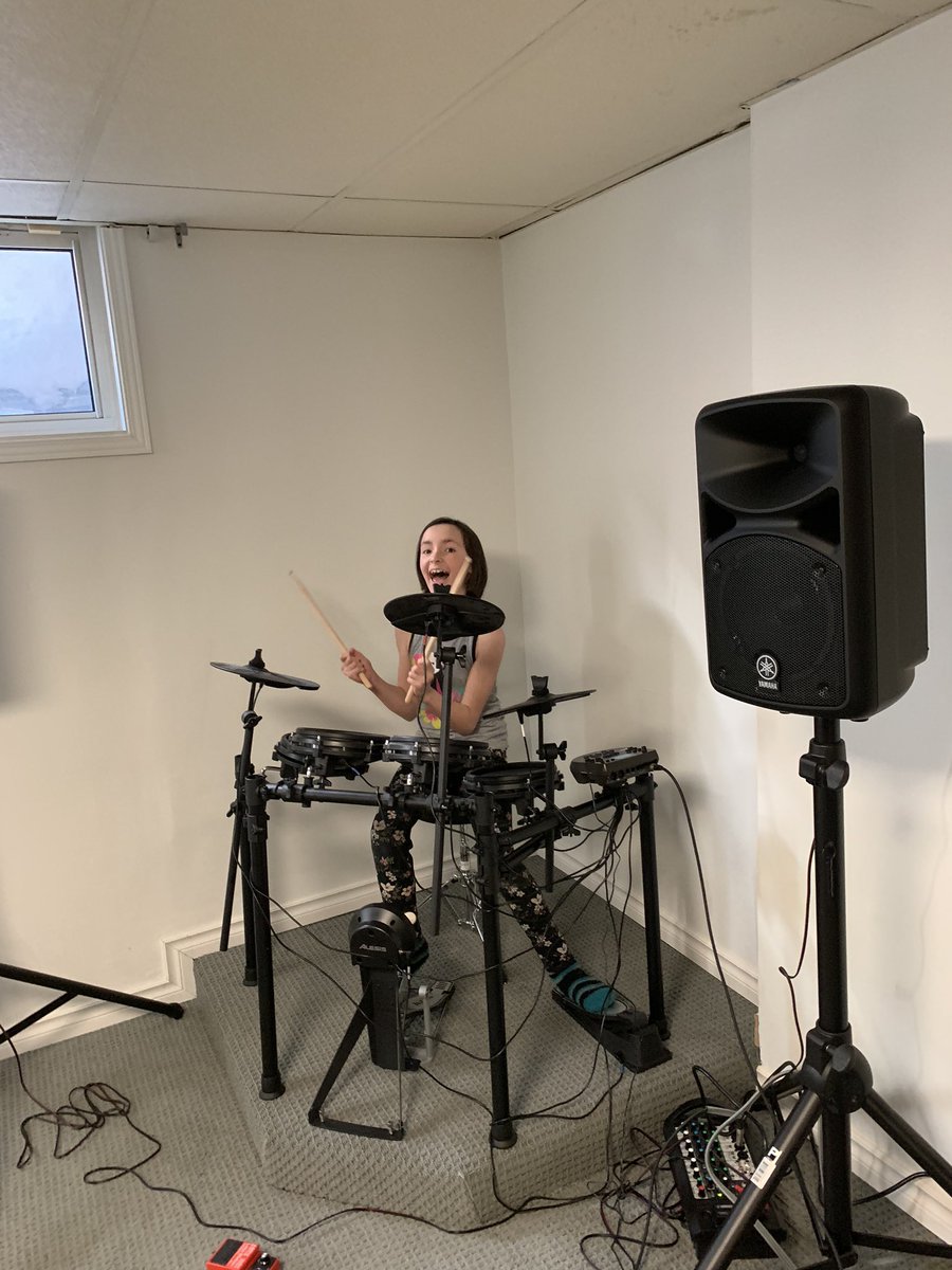 Starting them young..! #drum