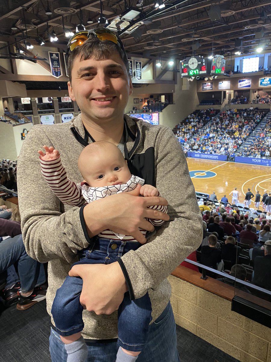 AGauer08's tweet photo. Wyatt had so much fun at the @nsuwolves_mbb win yesterday and is ready for a @nsuwolves_wbb one today‼️ #GoWolves #Number1Fan https://t.co/4oijOgzw2j