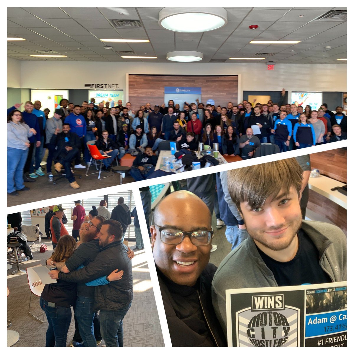 Great meeting with Team W!ns this morning! Top February seller in Central Region, 4 Summit Winners, old friends reuniting and a fired up bunch of hustlers ready to launch Our Promise and ATT TV!