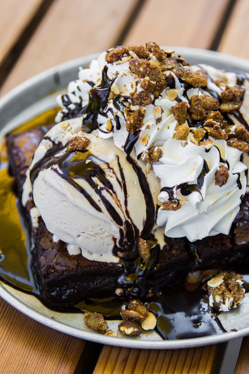 Tasty treats served all day at Hello Betty! Come dive in. #yumm #mexicanbrownie #dessert