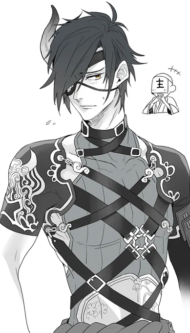 「主君…本当こういう事…好きだよね…?」 