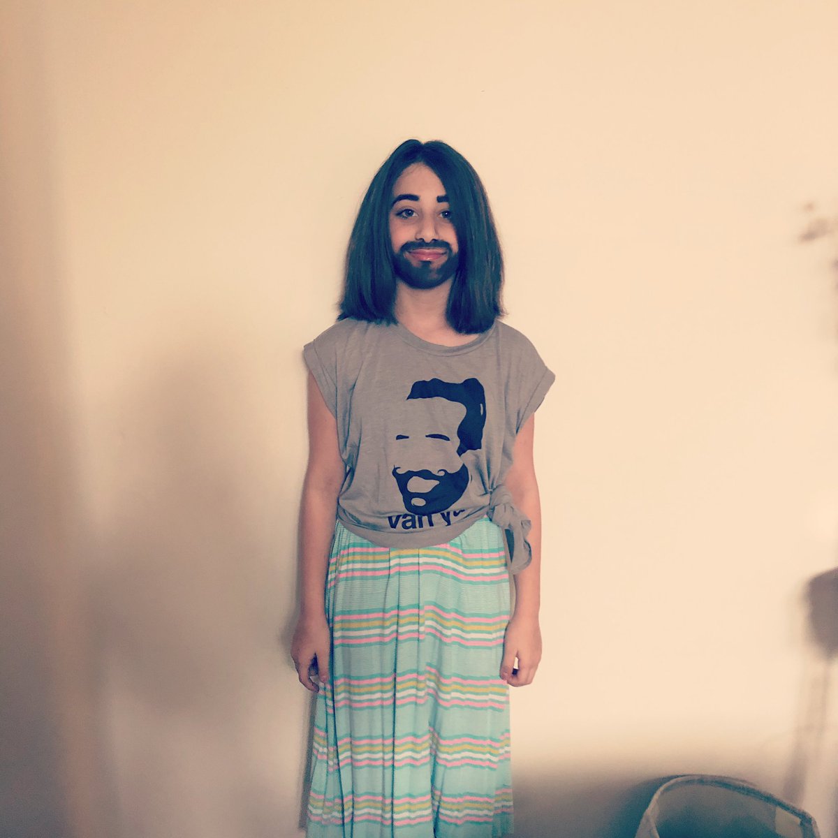 MaraSNathan's tweet photo. @jvn you have a super fan! Jewish holiday of Purim is soon which means synagogues have Purim carnivals. This year’s theme: Superheros. Miriam’s immediate response: I will be Jonathan Van Ness! https://t.co/Cj68lvhcm7