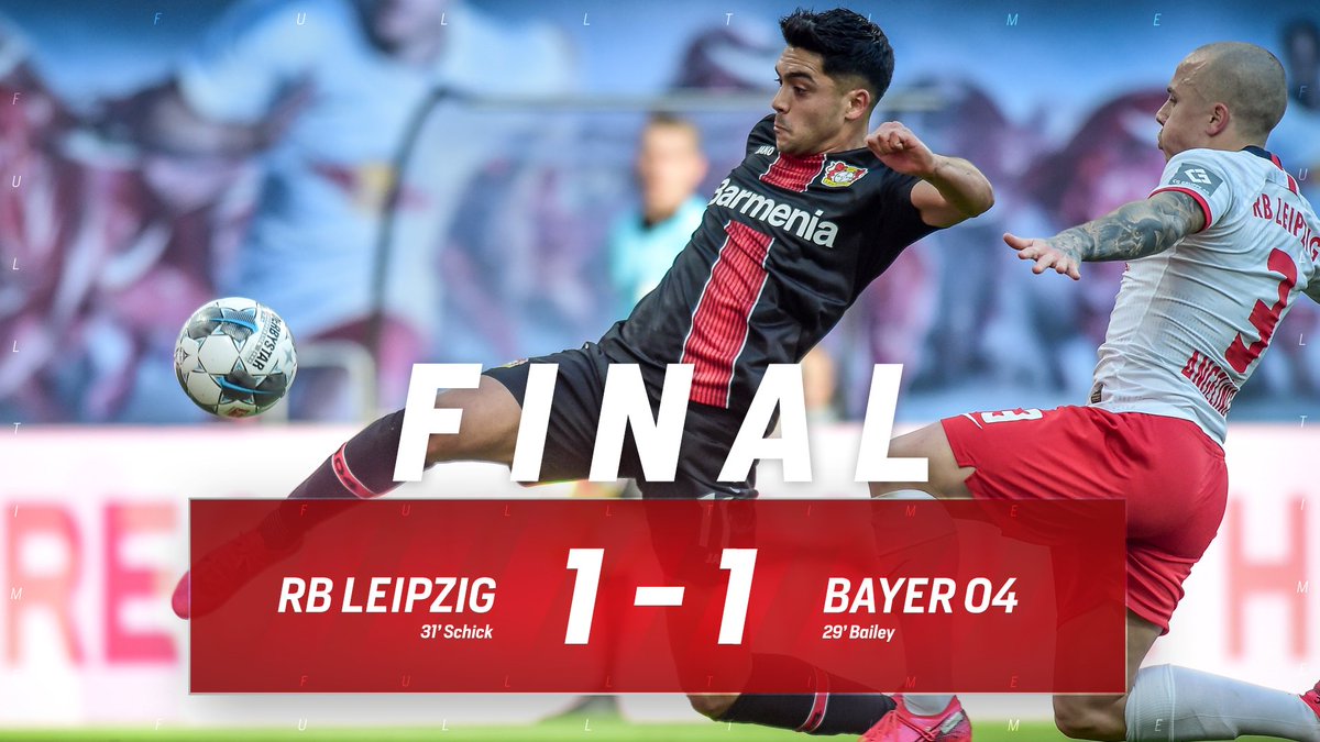 Full Time Rb Leipzig 1 1 Bayer Leverkusen Germany Bundesliga March 1 2020 Football365