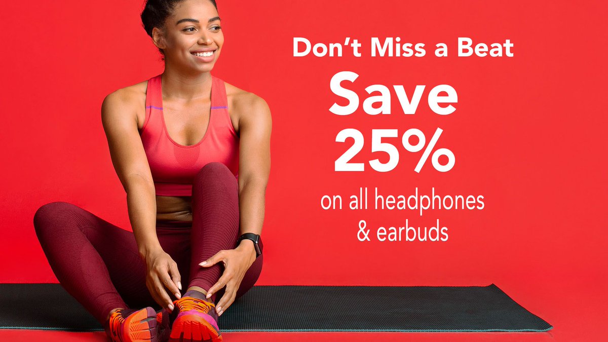 Don't Miss a Beat. Save Now on all Headphones &amp; Earbuds. #umn #springbreak #soundsgood- mailchi.mp/umn/breakheadp…