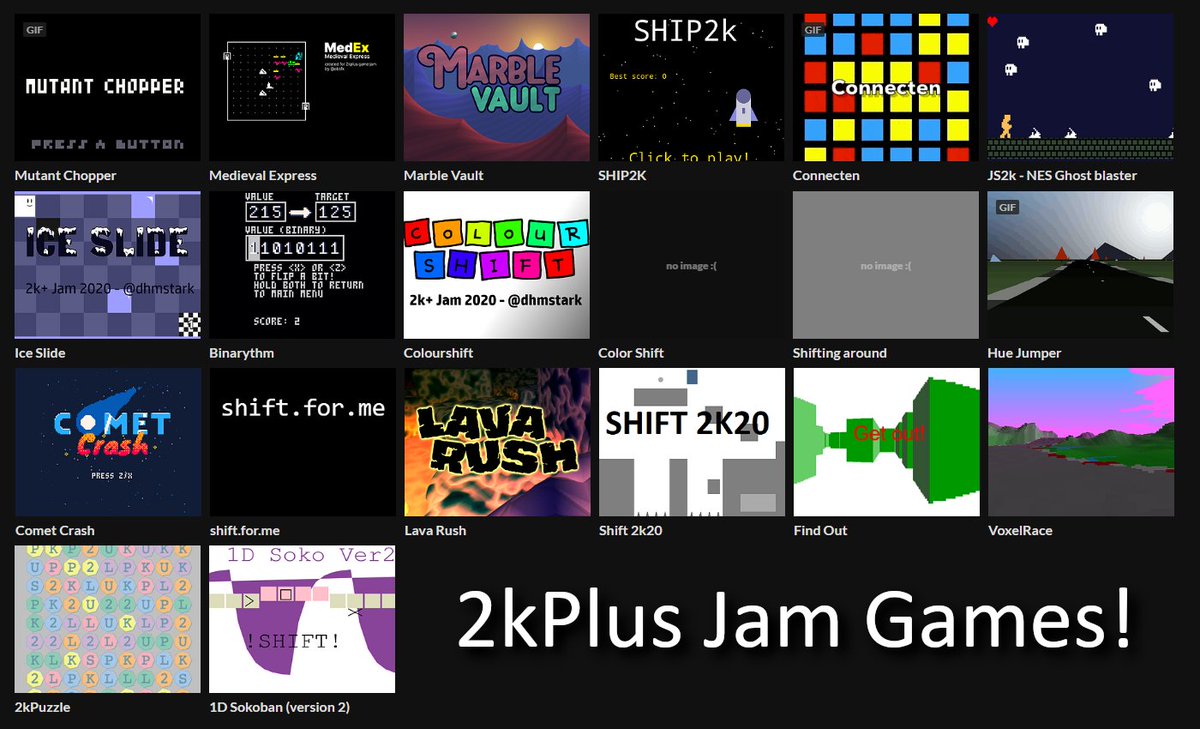 KilledByAPixel's tweet photo. Congrats and thanks to everyone who made a tiny 2 kilobyte game for #2kPlus jam. There are 20 submissions and some are totally mind blowing! 🤯
https://t.co/V74UokciJy
#javascript #pico8 #shadertoy #js1k #js13k #gamedev #indiedev #programming #tinycode #codegolf #creativecoding https://t.co/kTU1Rhe5pm