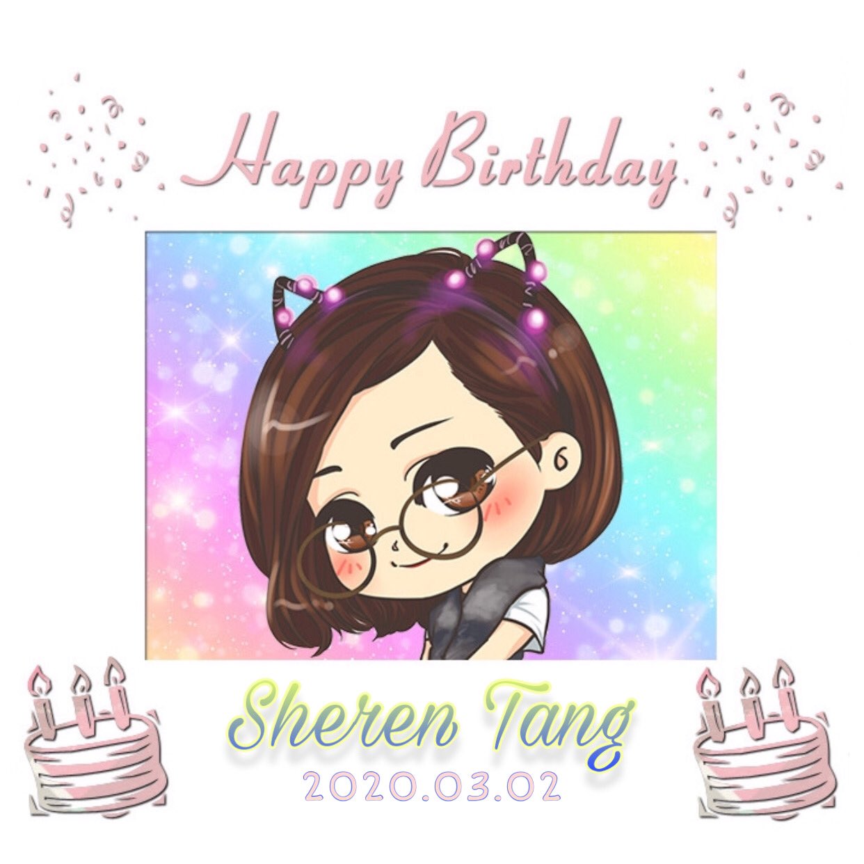 Happy Birthday to Sheren Tang     