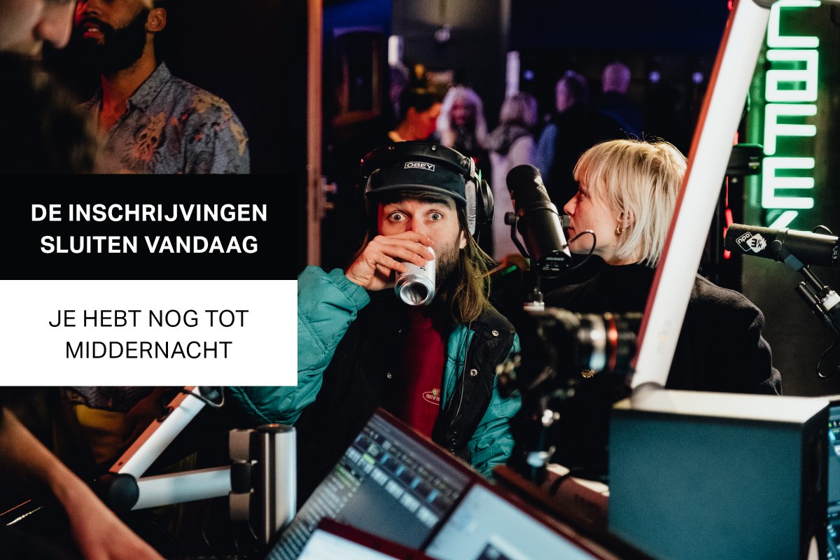 Popronde's tweet photo. 𝐕𝐚𝐧𝐝𝐚𝐚𝐠 𝐢𝐬 𝐝𝐞 𝐝𝐚𝐠 — Het is vandaag de laatste dag dat je je kan inschrijven voor Popronde 2020: https://t.co/GWsQyEzMHJ https://t.co/ONfH27Eral