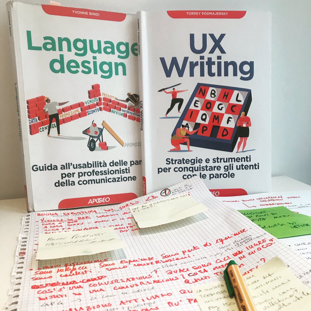 Io ci sto lavorando su 🧗‍♀️ #uxwriting #uxdesign #ux <a href="/torreybird/">Torrey Podmajersky</a> <a href="/apogeonline/">Apogeo, Editore di professioni 💡📖🎓</a>
