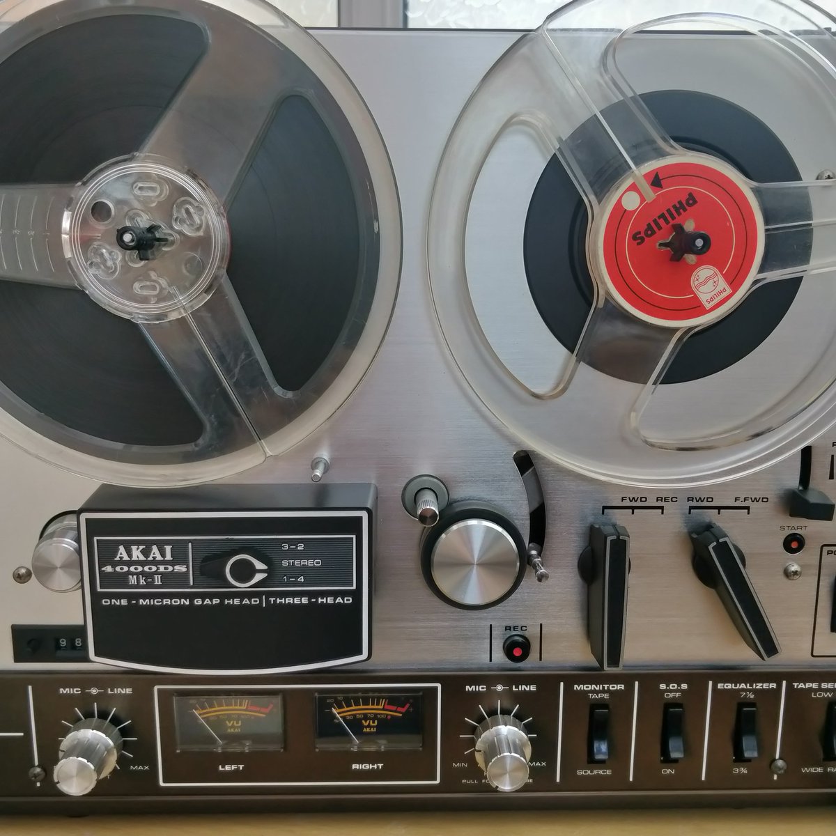 MCVIDEO's tweet photo. Another addition to the transfer family, a pristine Akai audio reel to reel machine from the mid 1970's. #audio #reeltoreel https://t.co/xMyTSthGW3