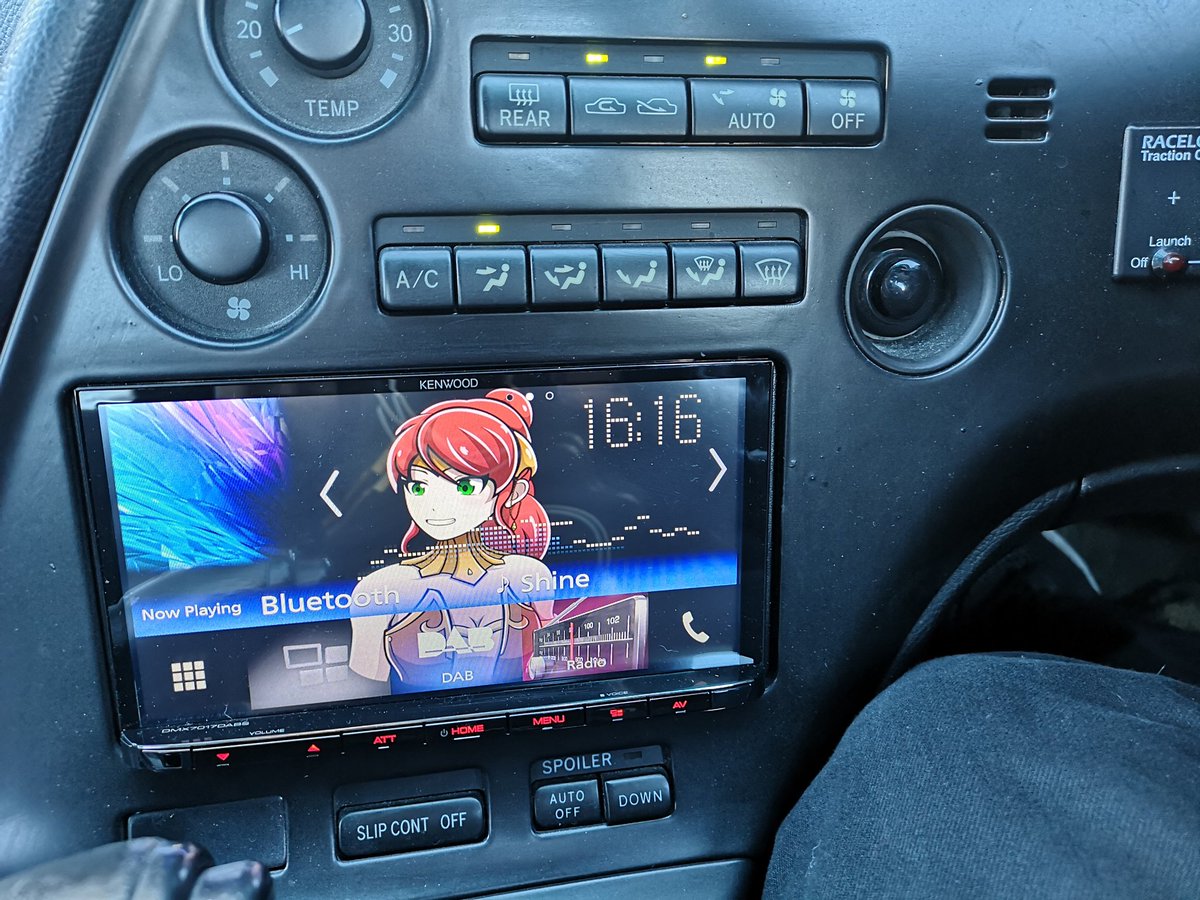 #supyrrha is back up and running! Need a good service and a decent clean but it's back! Managed to sneak in a radio mod and tested it by listening to <a href="/caseylwilliams/">Casey Lee Williams</a> 😄, already a good start to spring! #RWBY