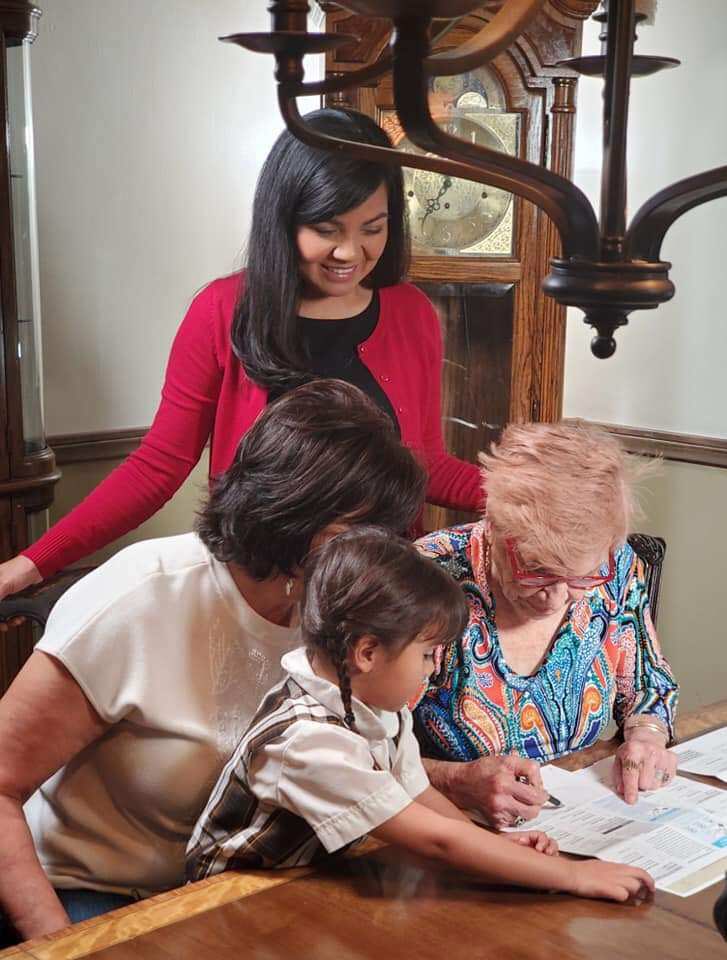 voteraquel's tweet photo. I am very fortunate to have been raised by strong women. My grandmother and mother worked very hard to provide the very best for me. 

We passionately disagree at times but we agree that voting for Raquel Zamora who is the right choice. 

Thank you Grandma for your vote ✅ https://t.co/ku7injMdxh