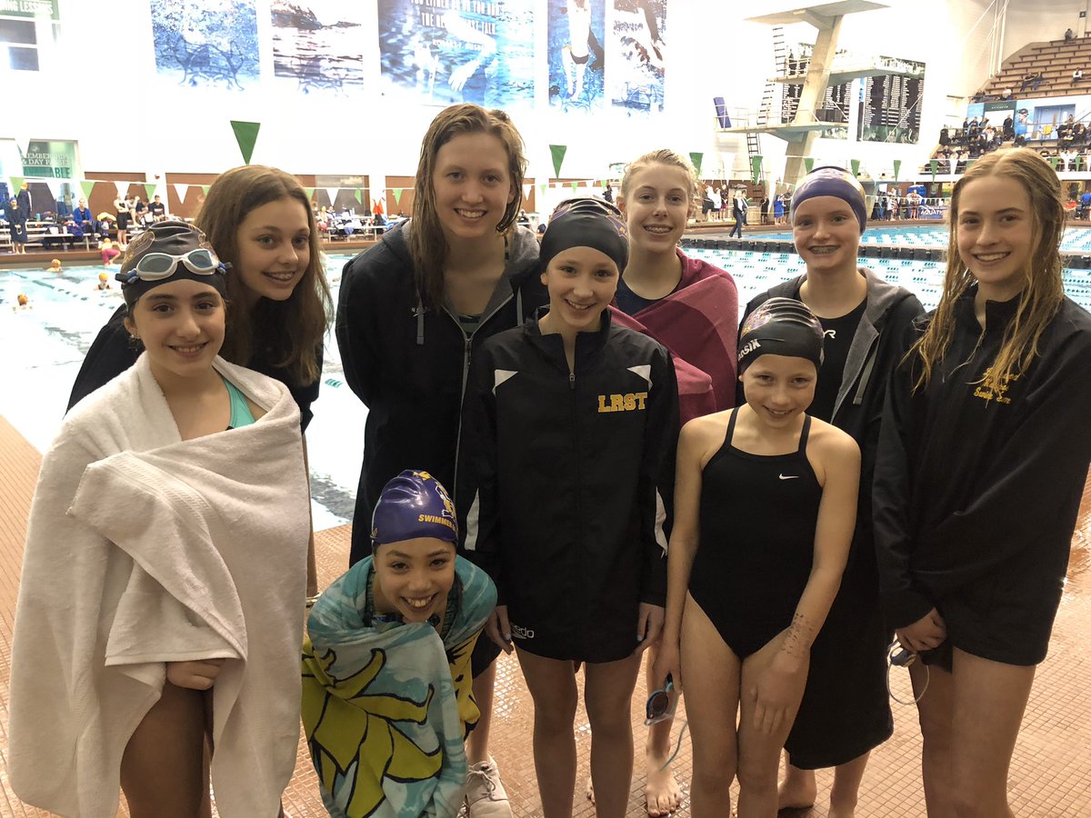 Here is your 2020 LRST Lake Erie Junior Olympics team! Good luck today!!!🏊‍♀️💪🔥😍