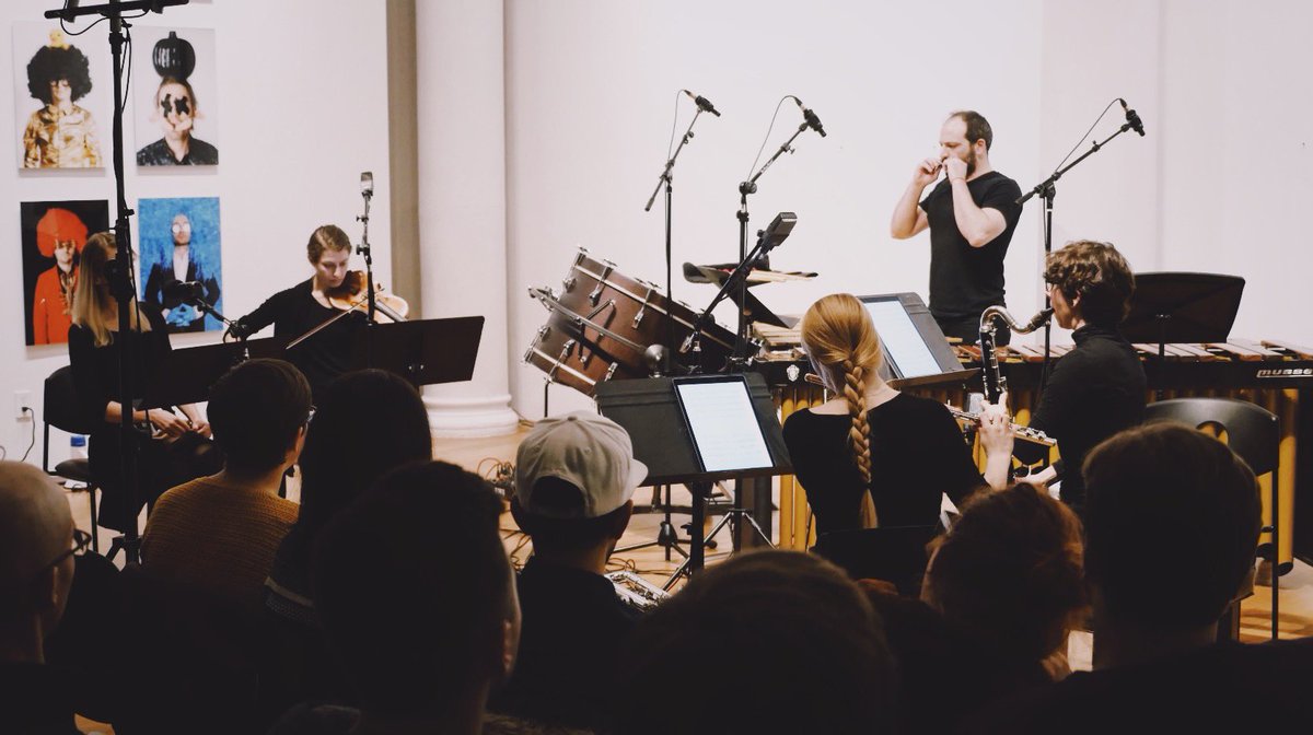 ColumbiaComps's tweet photo. Thank you so much @TAKensemble and @TenriTCI for helping us organizing such a fantastic and magical leap night! Huge congratulations 🍾🎉 to @HannahKendall_ #AnnaLouiseWalton #JohnRot and @stylianosdimou! https://t.co/y10ZzOrCoW
