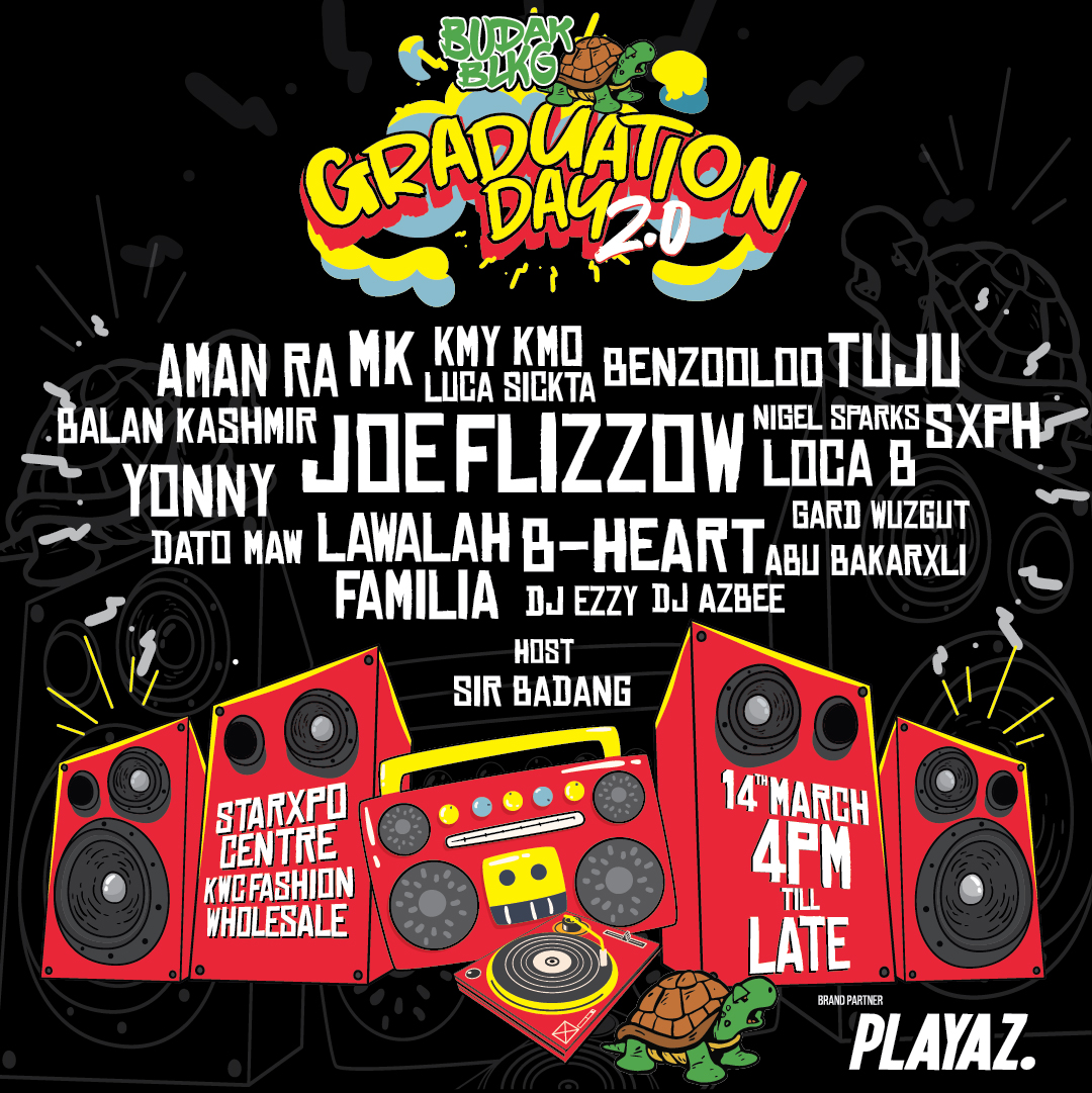 Jenn_Thompson's tweet photo. #KL SATURDAY March14, 2020 #BUDAKBLKG : GRADUATION DAY 2.0 4pm StarXpo (Level15, KenangaWholesaleCity Mall, 2JalanGelugor) #Pudu ft. #AmanRA @kmy__kmo & @LsTheOfficial #Benzooloo @balankashmir @flizzow @NigelSparks @SXPH @kingyonnyboii @lawalahfamilia @ItsBHeart @abubakarxli https://t.co/HUthSYW8Fu