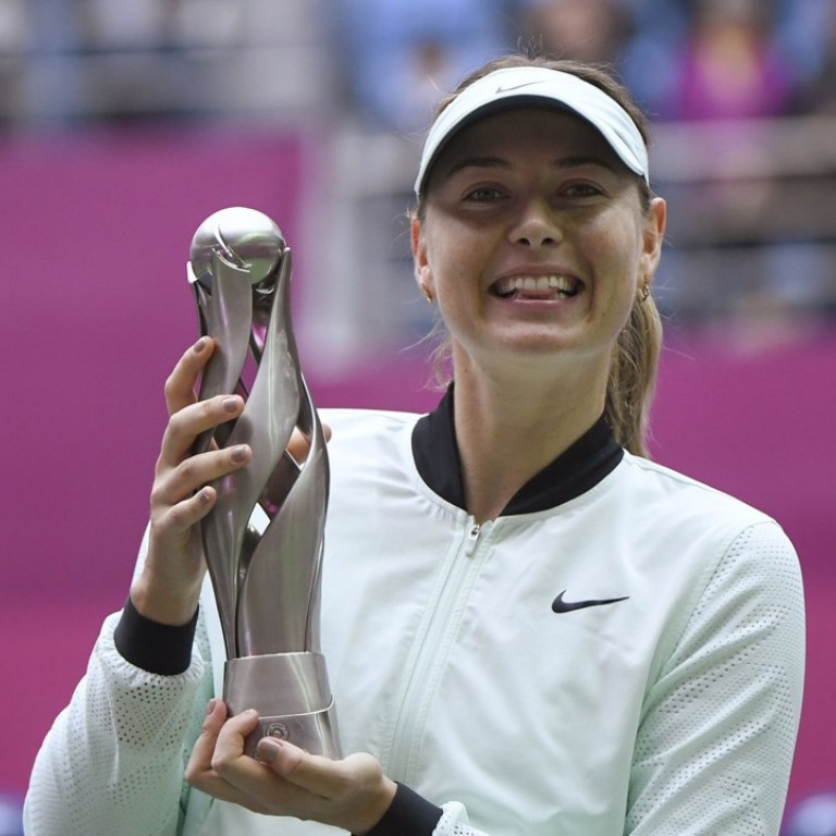 Sharapova returned on April 26th to the Porsche Tennis Grand Prix in Stuttgart, where she reached the semifinals. While many thought that with Serena gone, Sharapova would capitalize, she would win nothing until the end of the year, taking the Tianjin Open title.