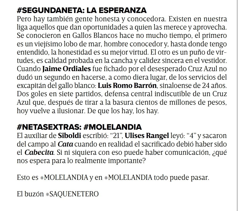 paliplax's tweet photo. Hoy en 
@adrenalina de  @Excelsior
escribo: #SAQUEDENETA

#PrimerNETA:  La debacle. 🧐🕴🏻
#SegundaNETA: La esperanza. 🚂 🧒🏽
#NETASextras: #MOLELANDIA. 4⃣ -2⃣1⃣

Rolen los RT' s racita que la chucuchú manda en #MOLELANDIA https://t.co/emQ9H4qGjZ
