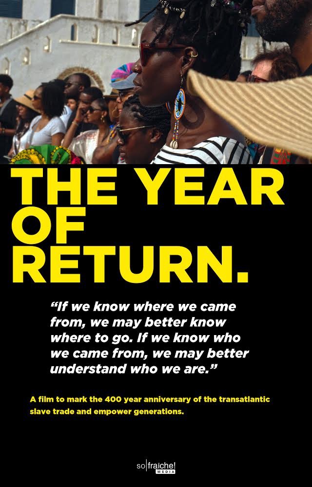 YAAPD's tweet photo. "2019 was declared as ‘the year of return’ the year marked the 400th anniversary of the start of the transatlantic slave trade. The Year of return documentary film shows the captivating journey of a group of African Americans as they trace their emotional heritage back to Ghana.“ https://t.co/xlsFXlDzVo