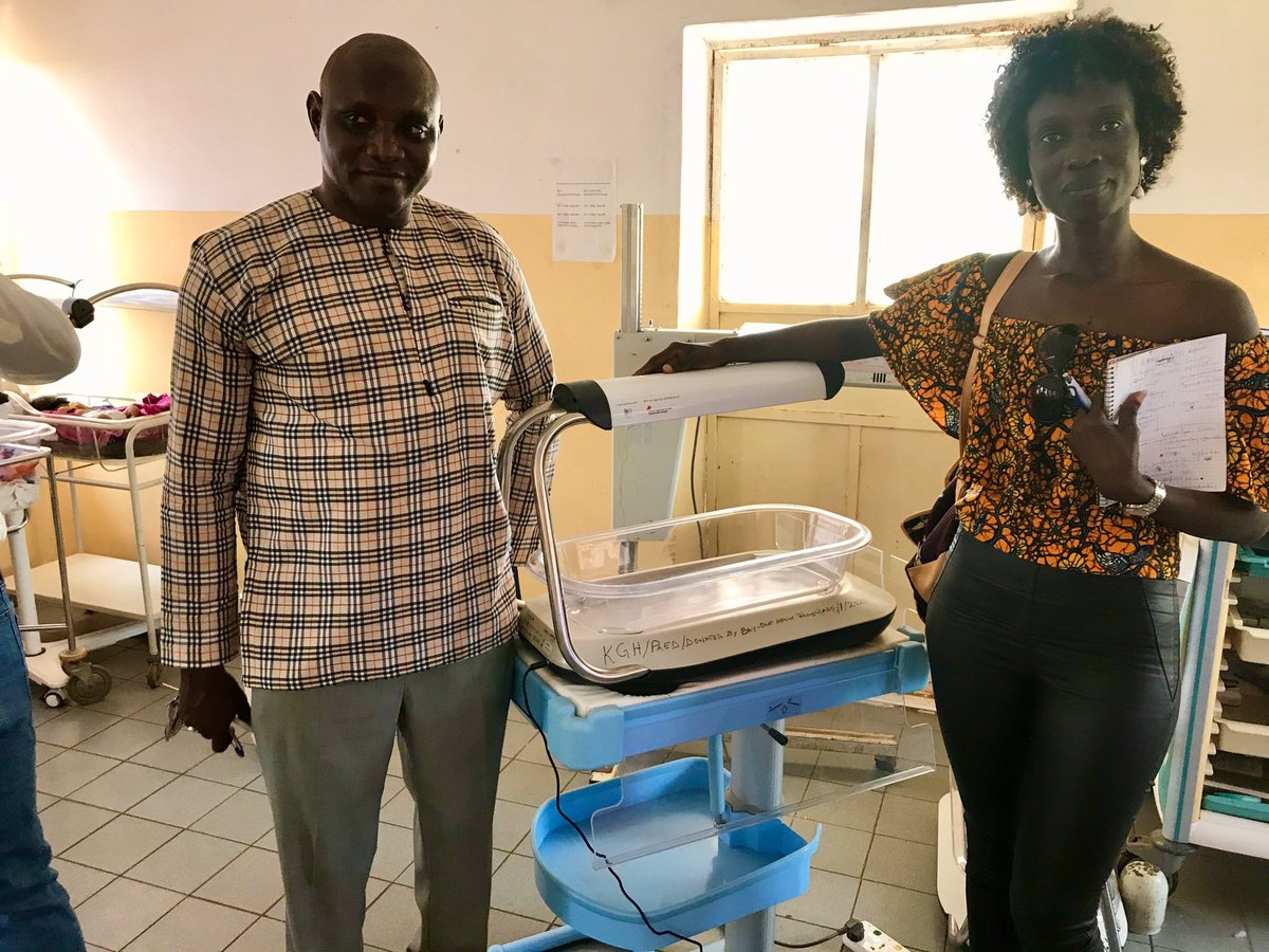 MTTSLifeKit's tweet photo. The first #phototherapies have been delivered to Kanifing general Referral #hospital in #Gambia and many children are already being treated, thanks to the co-financing of the Grand Challenges Canada and with collaboration of Day One Health https://t.co/ueYMxWmX8S
