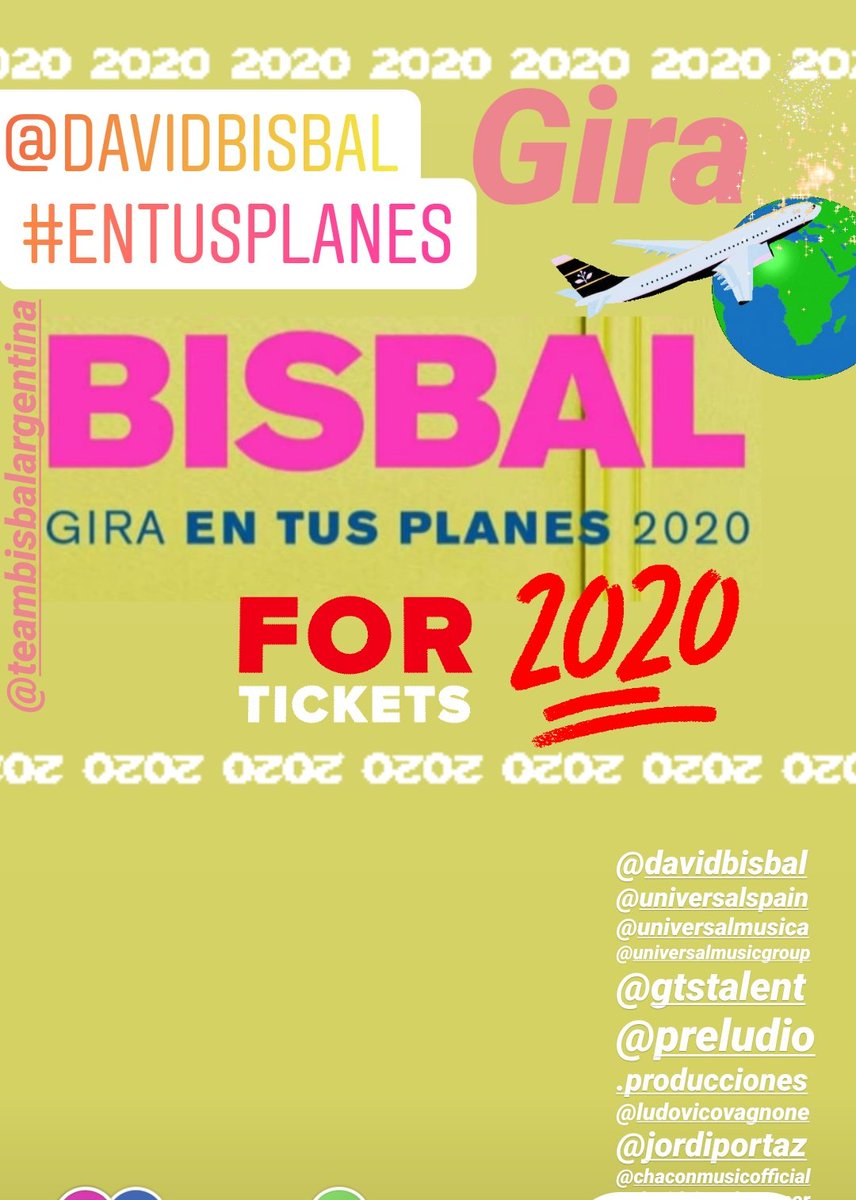 ArnaldoRomina's tweet photo. @davidbisbal @davidbisbal #EnTusPlanes siempre con vos ! 👑 @teambisbalarg 🇦🇷🇦🇷
Esperando fechas para tu #tournundial
#EnTusPlanes #2020db
@davidbisbal
@UniversalSpain
@GTSTalent
@Preludio_Prod
@UMArgentina
Esperando pronto tener fechas ,te amamos rey! https://t.co/IKu8gfzquT