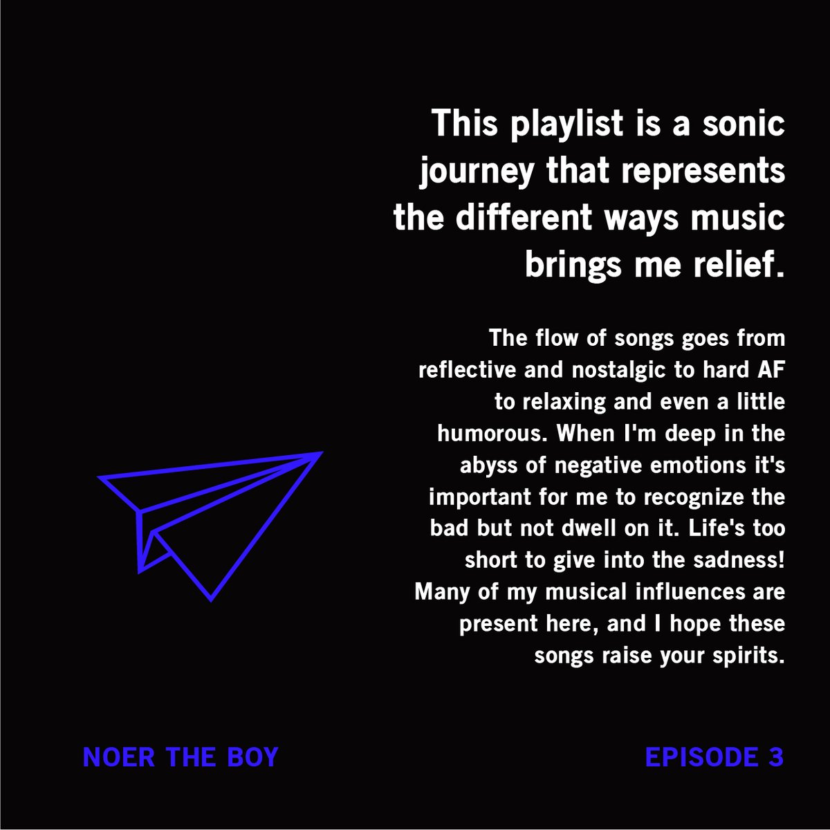_airplane_mode's tweet photo. episode 3 ft @noertheboy now live on spotify ✈️ 

https://t.co/r2OSymhxtW

noer the boy is a bass music producer from portland, OR. learn how he deals with stress and why he chose these songs below https://t.co/BVdvEsWd57