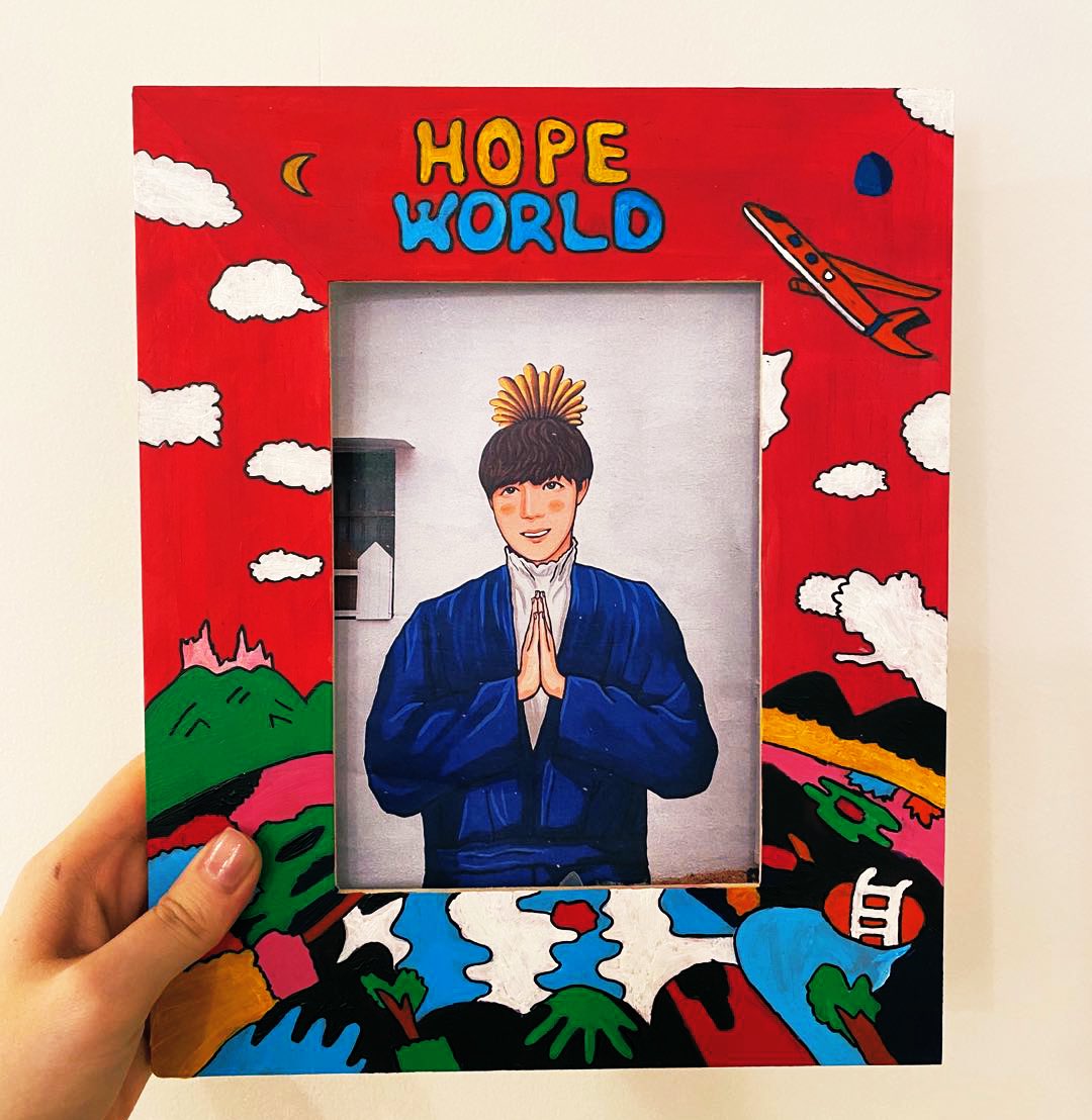 cocohopezhang's tweet photo. All my #HopeWorldInspired things 

#2YearsIntoHopeWorld #Hoseok #Jhope #Hobicore https://t.co/FAaFEW6P3e